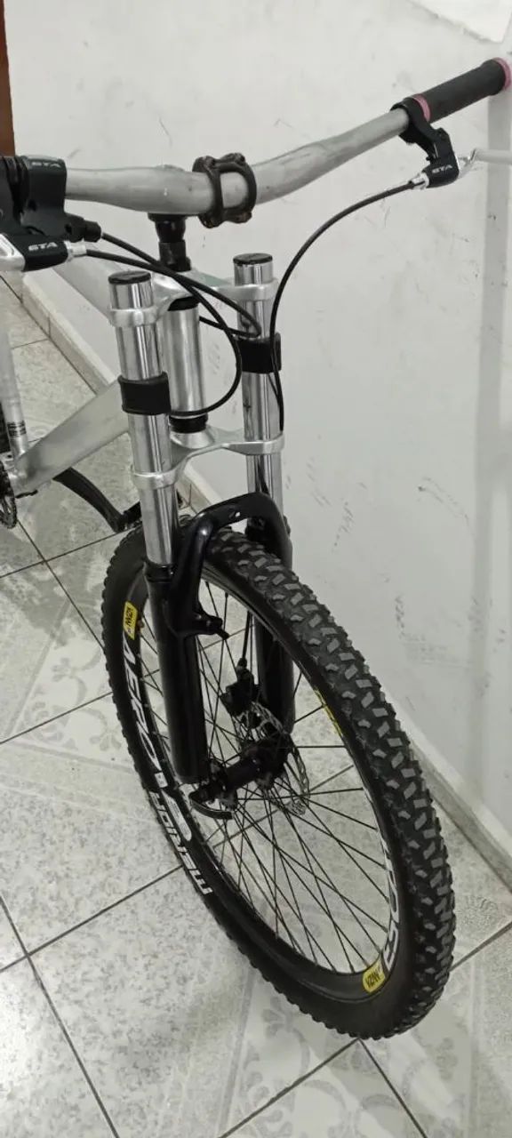 Bicicleta aro 26 de alumínio  - Foto 5