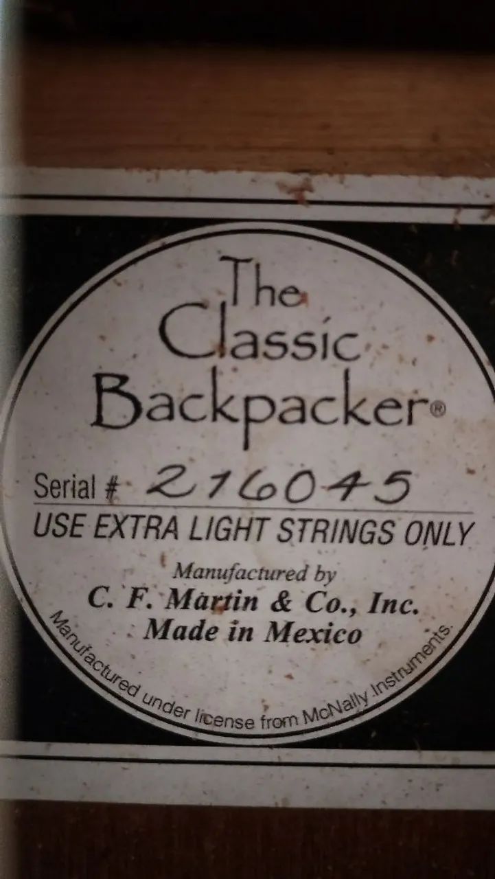 Martin & Co. Modelo Backpacker com capa (mando vídeo) - Foto 2