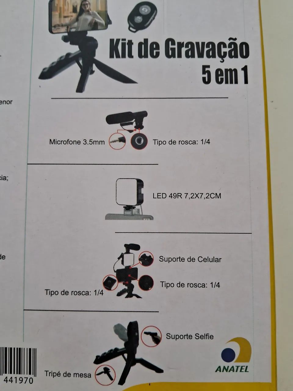 Kit de Gravação 5 em 1 B-Max - Foto 4