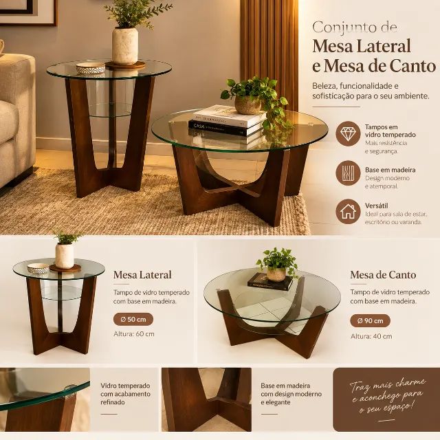 Conjunto de mesas