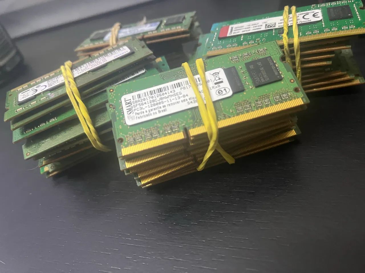 lote memória ram ddr3 4gb