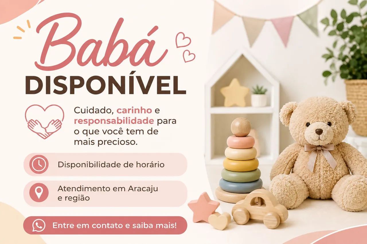 Babá disponível 