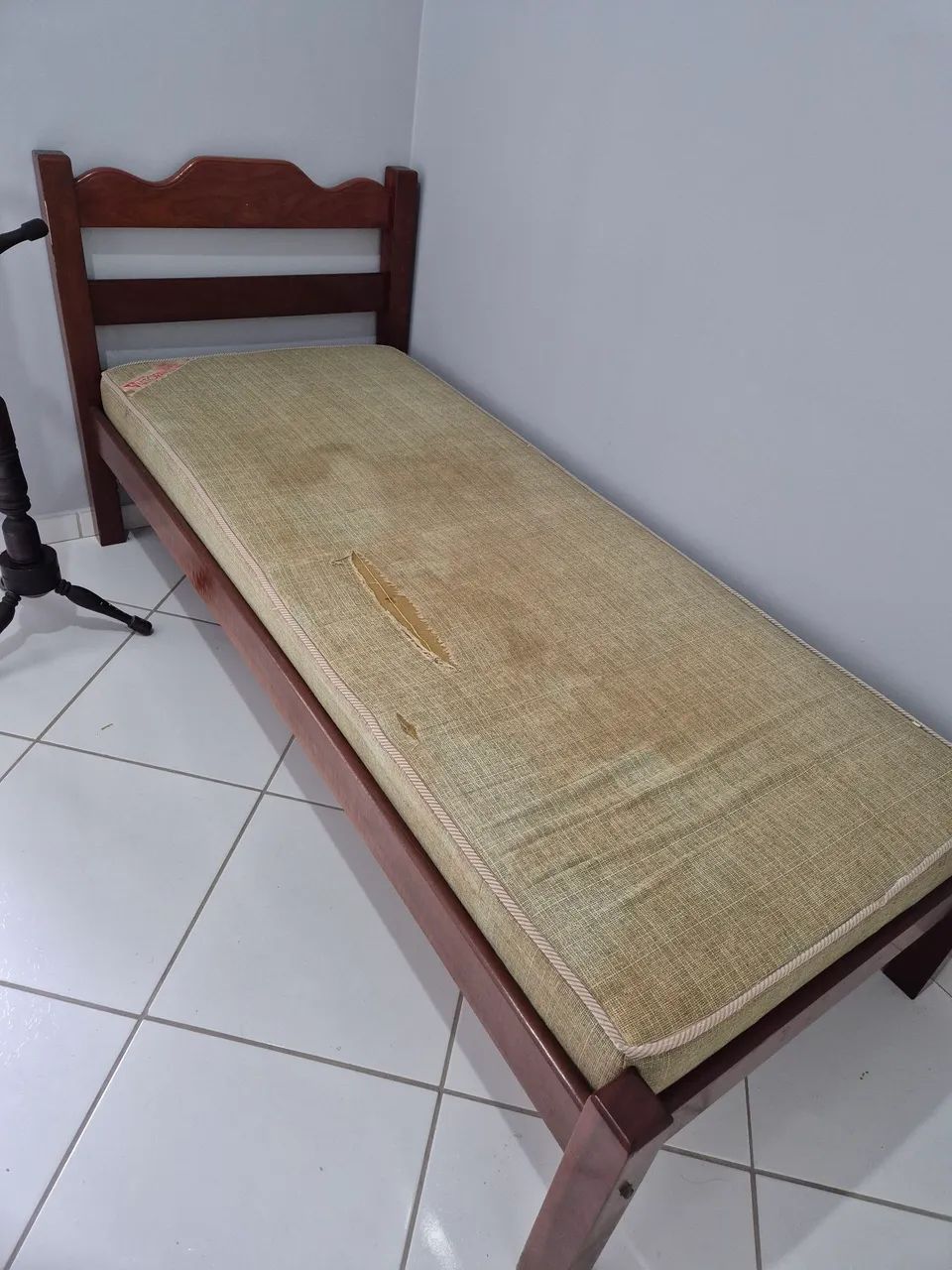 Cama solteiro com cabeceira  - Foto 2