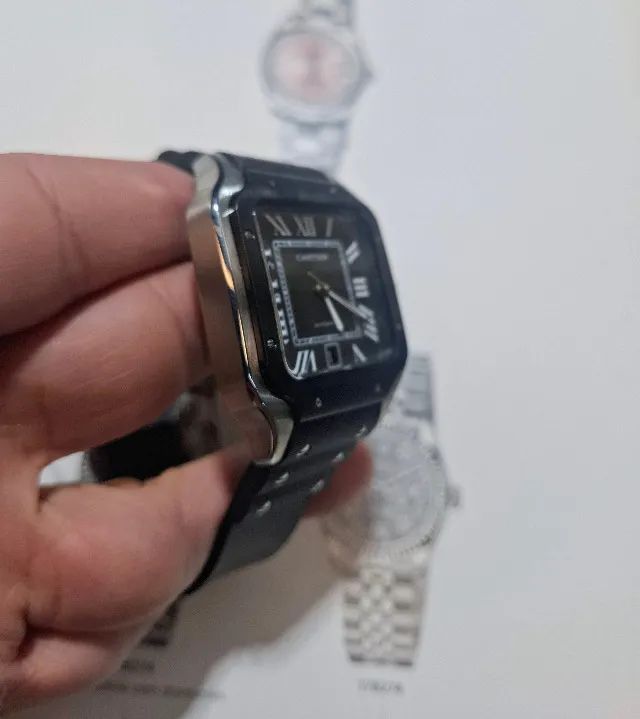 Relógio CARTIER SANTOS AUTOMÁTICO LANÇAMENTO  - Foto 4