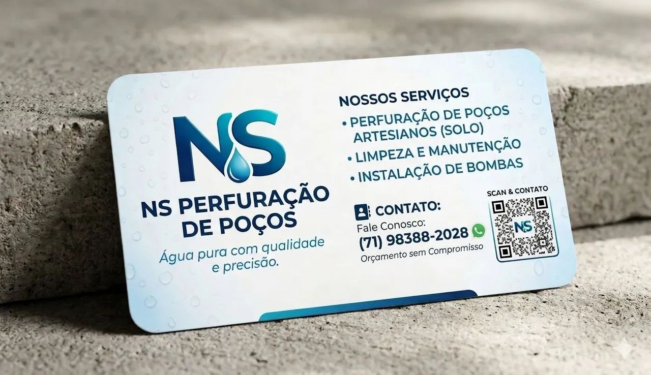 Perfuração de poços artesiano 