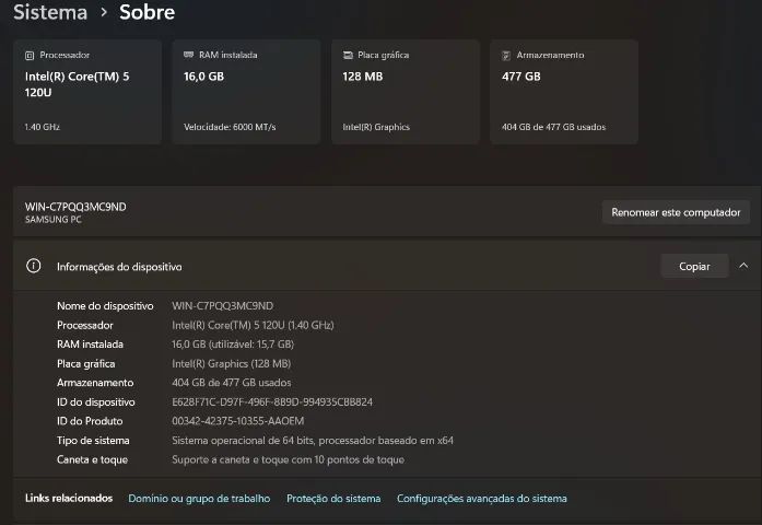 Notebook Samsung Book 360 core 5 16gb ram - Foto 3