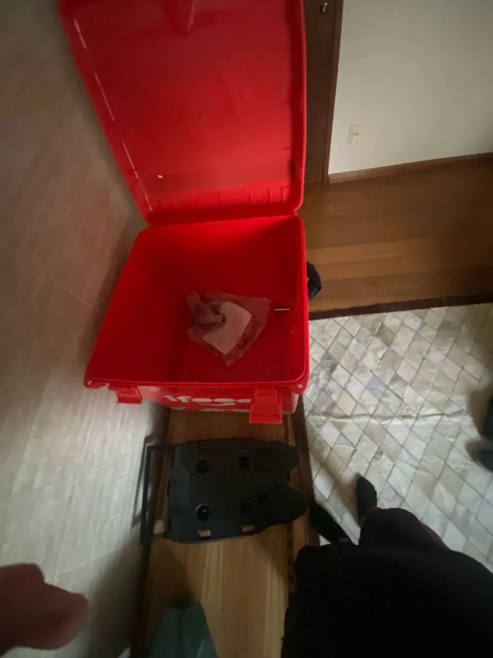 BAU PARA MOTO 110 litros novo - Foto 2