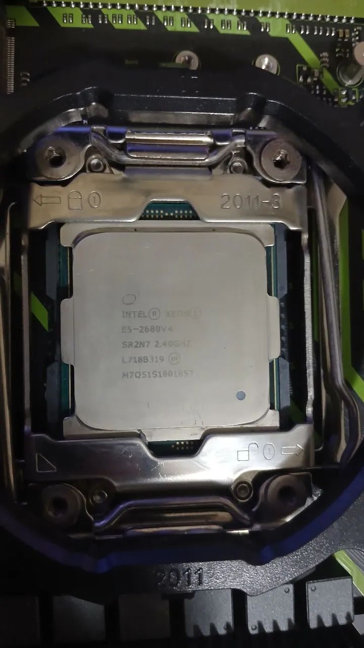 Kit xeon 2680 v4 + placa mae x99 p4  - Foto 2