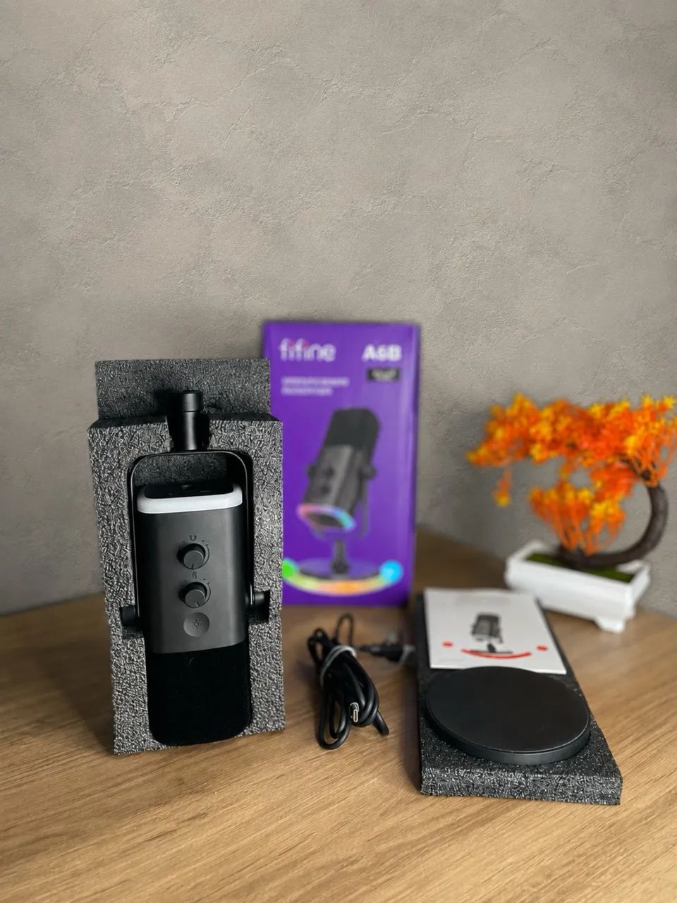Microfone FiFine AM8 Gamer, novo nunca usado  - Foto 2