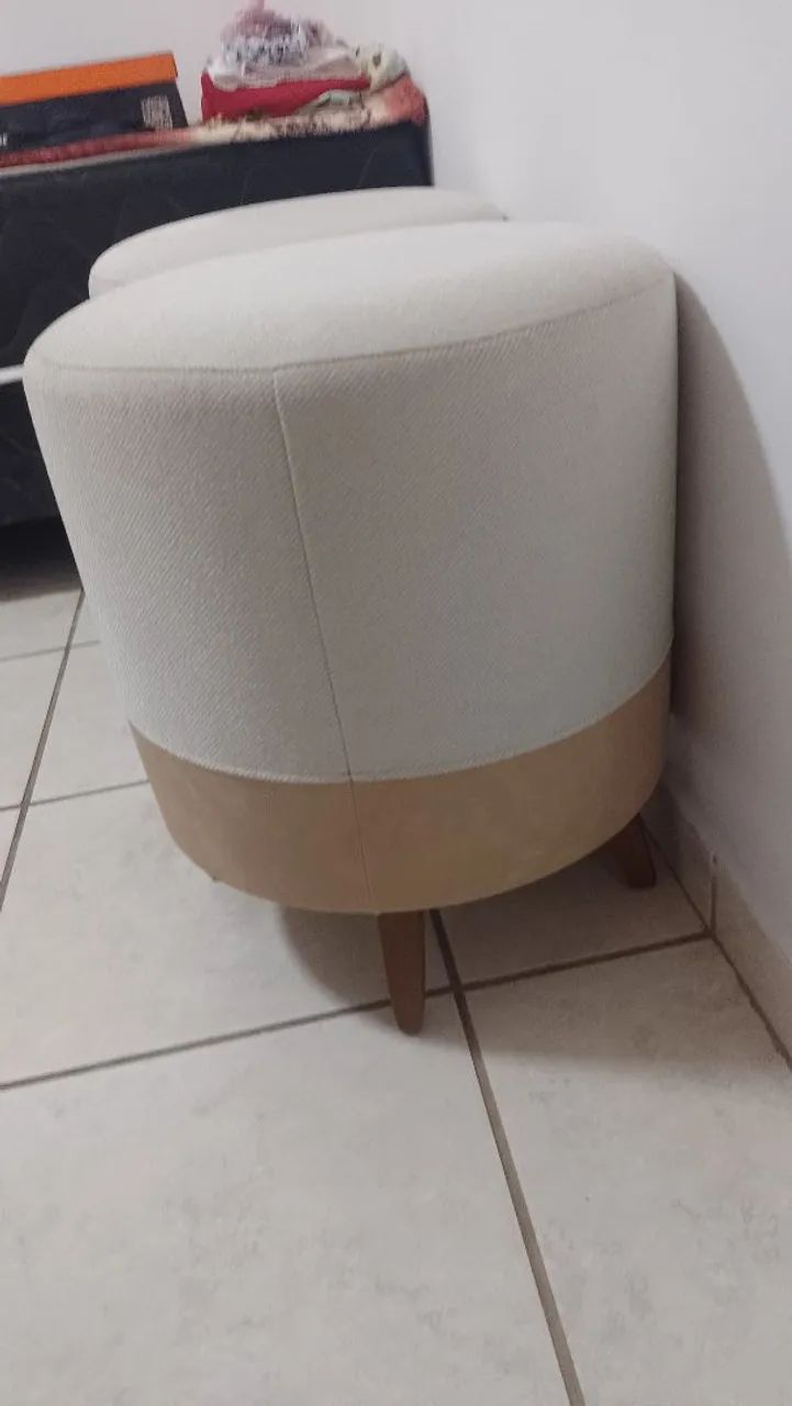 Pufs de linho  - Foto 2