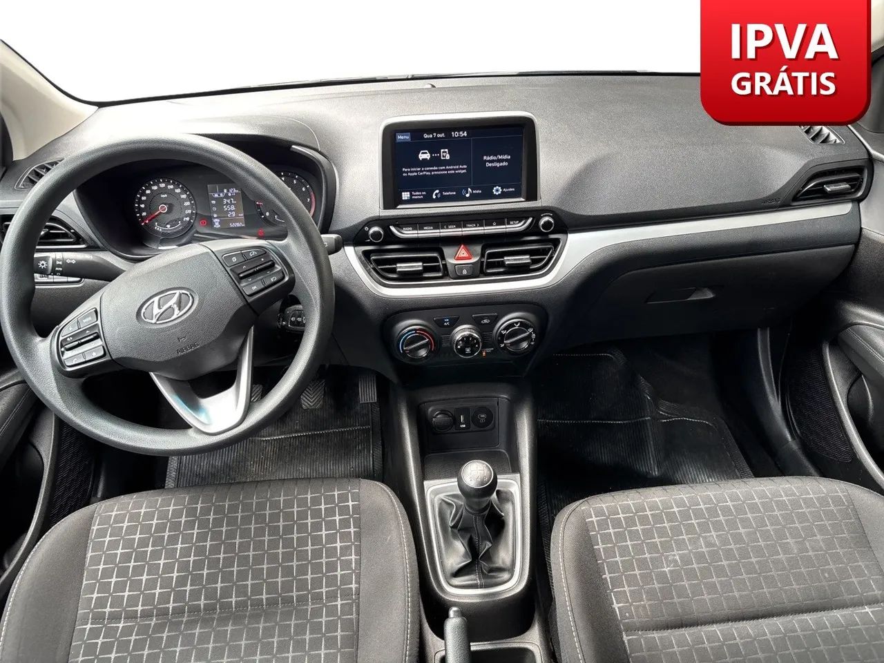 Hyundai HB20 Comfort Plus 1.0 Flex 12V Mec., foto 9 de 18