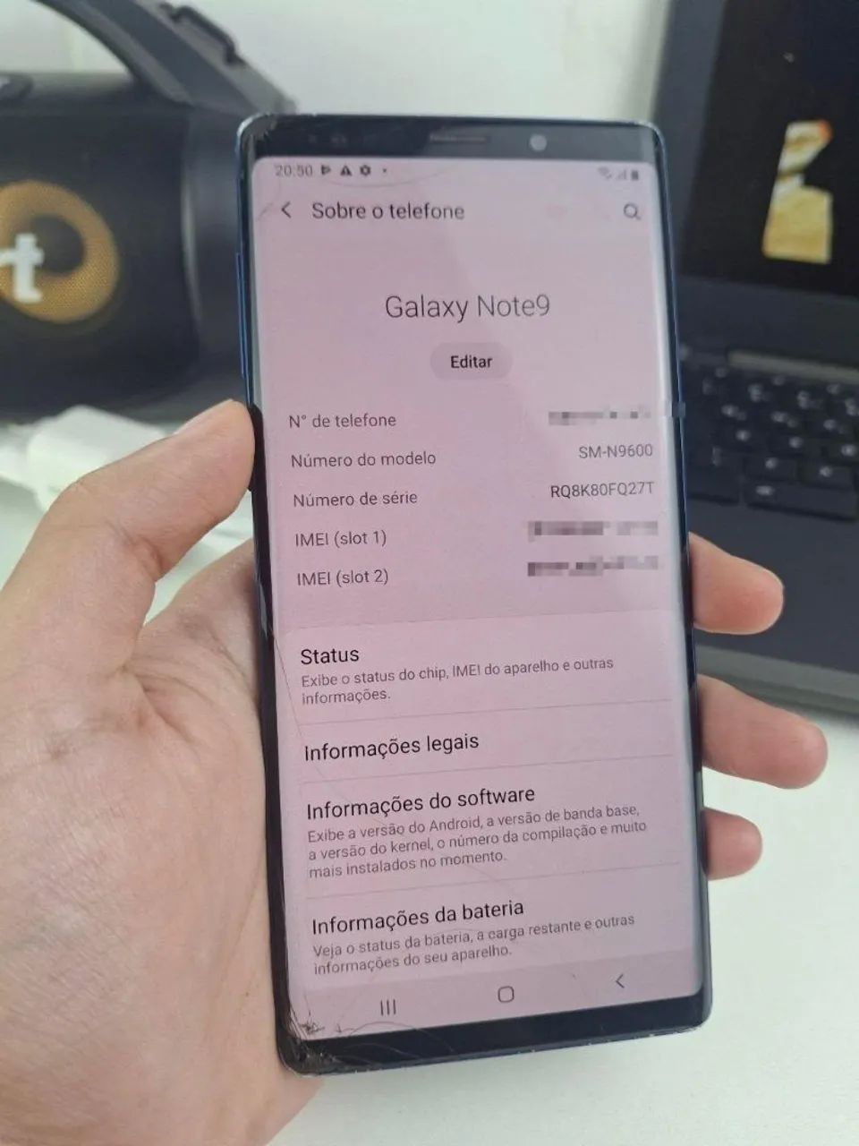 Galaxy Note 9 128GB / 6GB RAM - Funcionando Tudo Perfeito - Foto 2