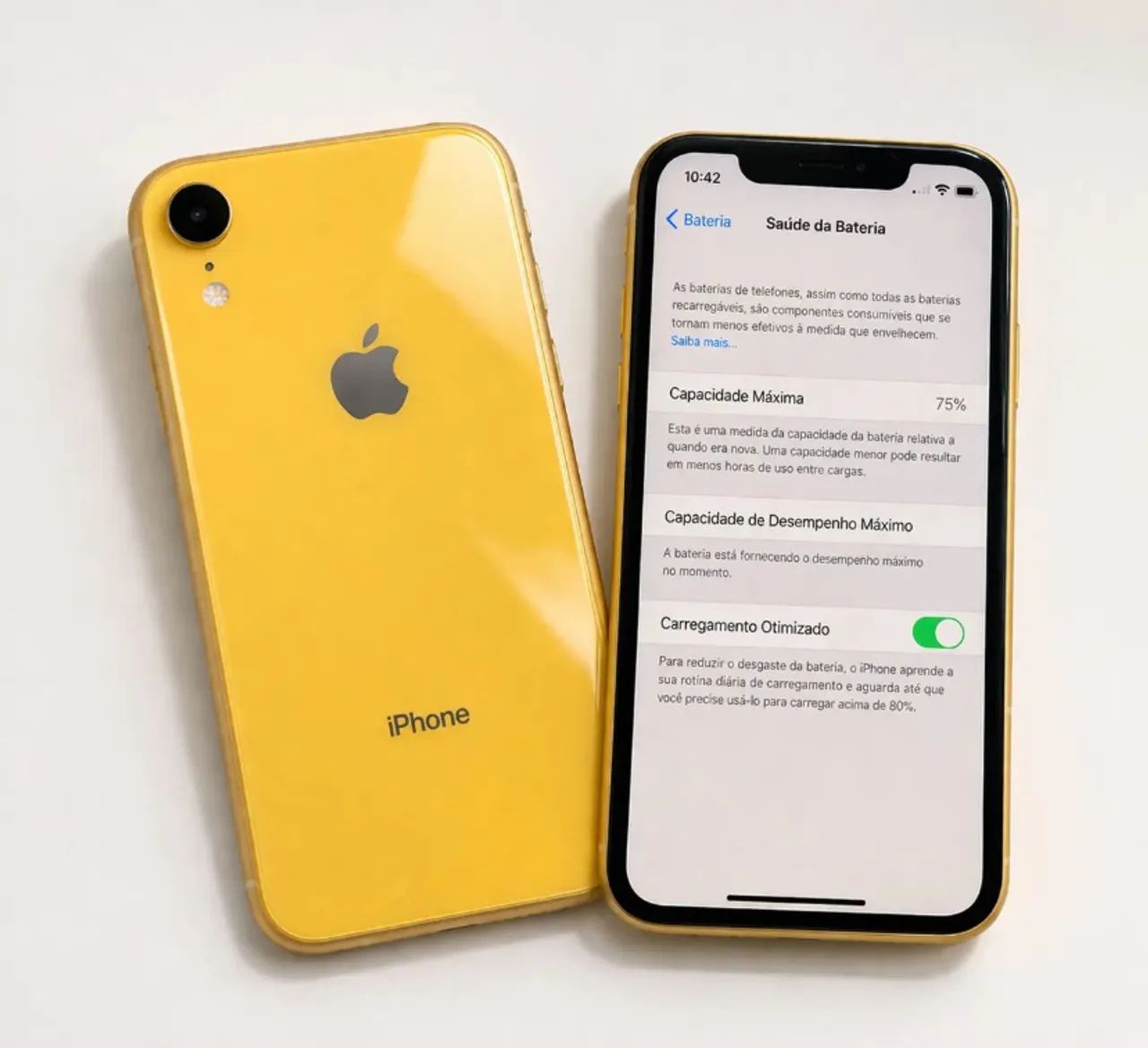 iPhone XR amarelo 64 gigas seminovo - Celulares e Smartphones