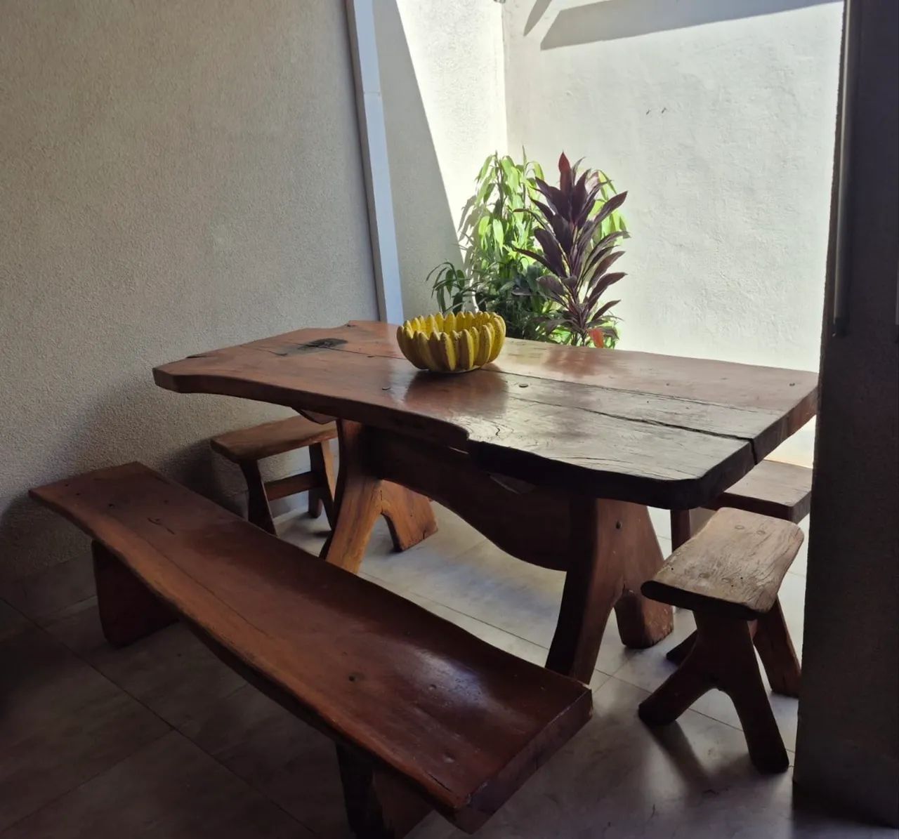 Mesa rústica
