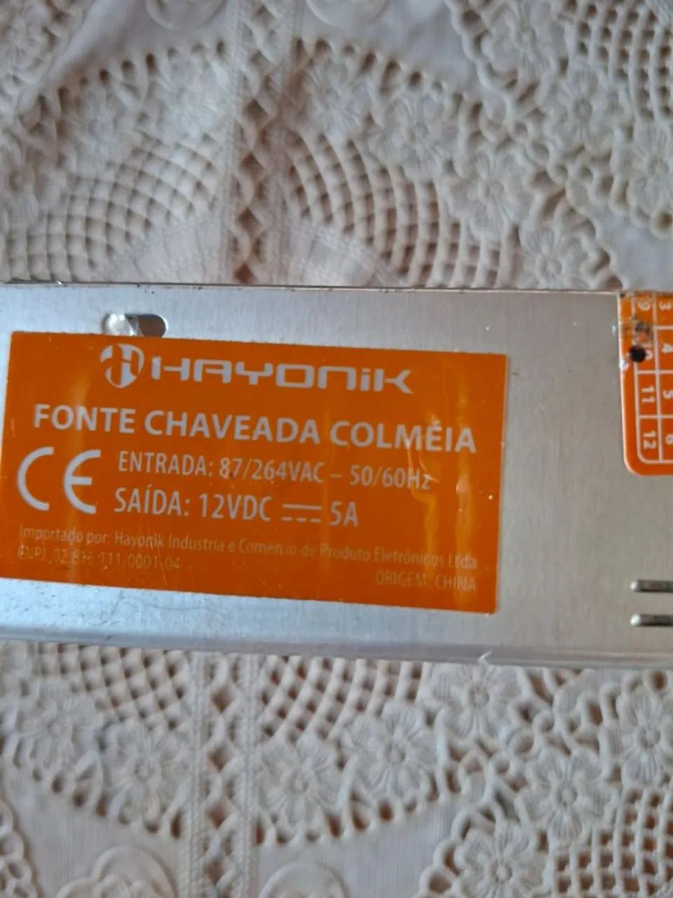 Fonte Chaveada Colmeia Hayonik 12V 5A - Foto 3