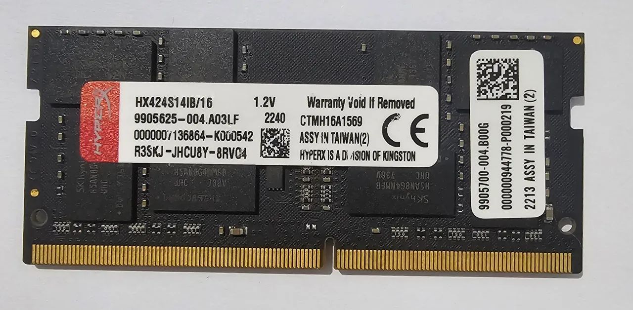 16gb ddr4 HyperX 2400