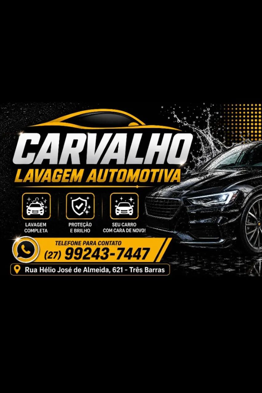 Serviço lavagem de veiculos.