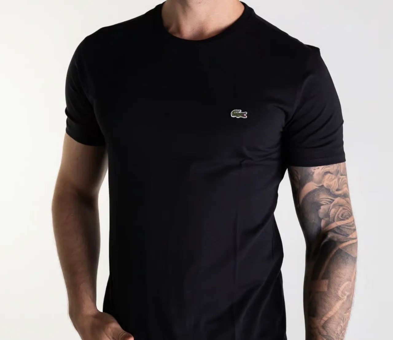 Camiseta nova lacoste 1 linha nacional
