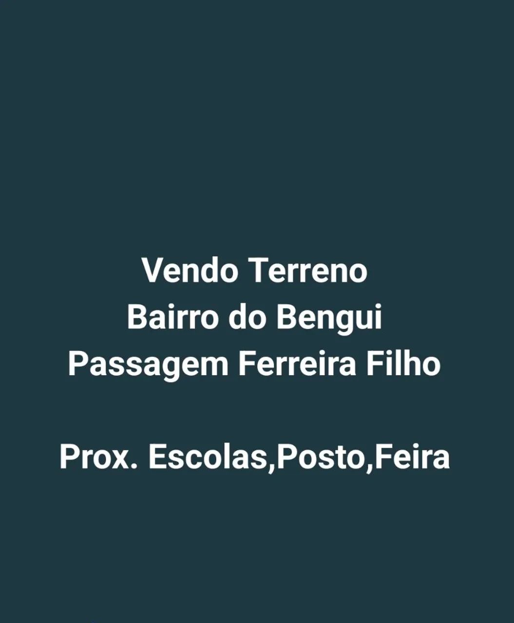 Terreno Bairro Bengui
