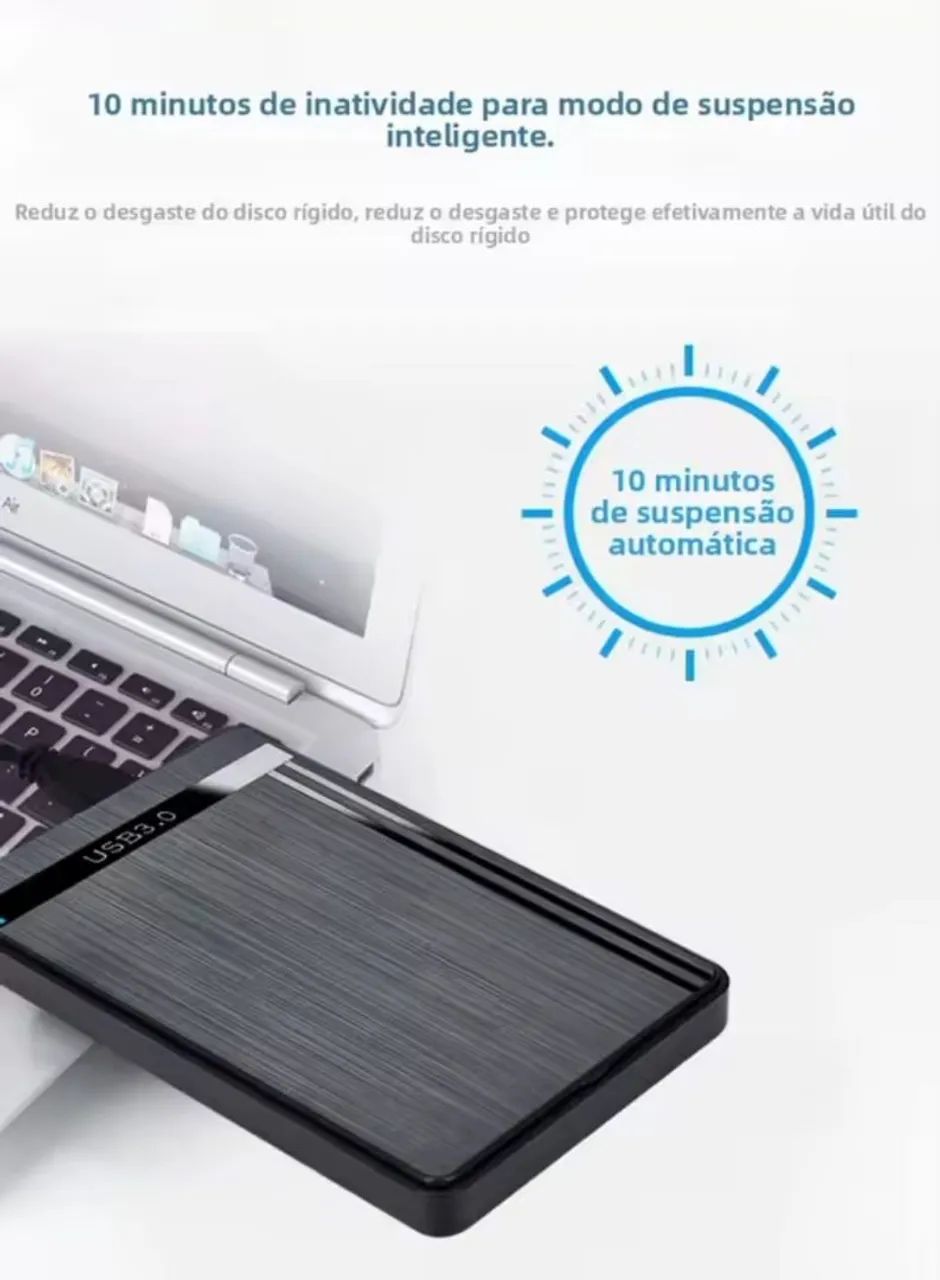 Case HD externo USB 3.0 - Foto 5
