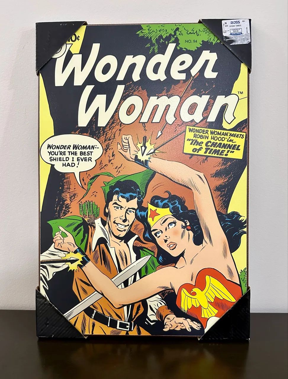 Quadro Capa de Gibi - Mulher Maravilha 