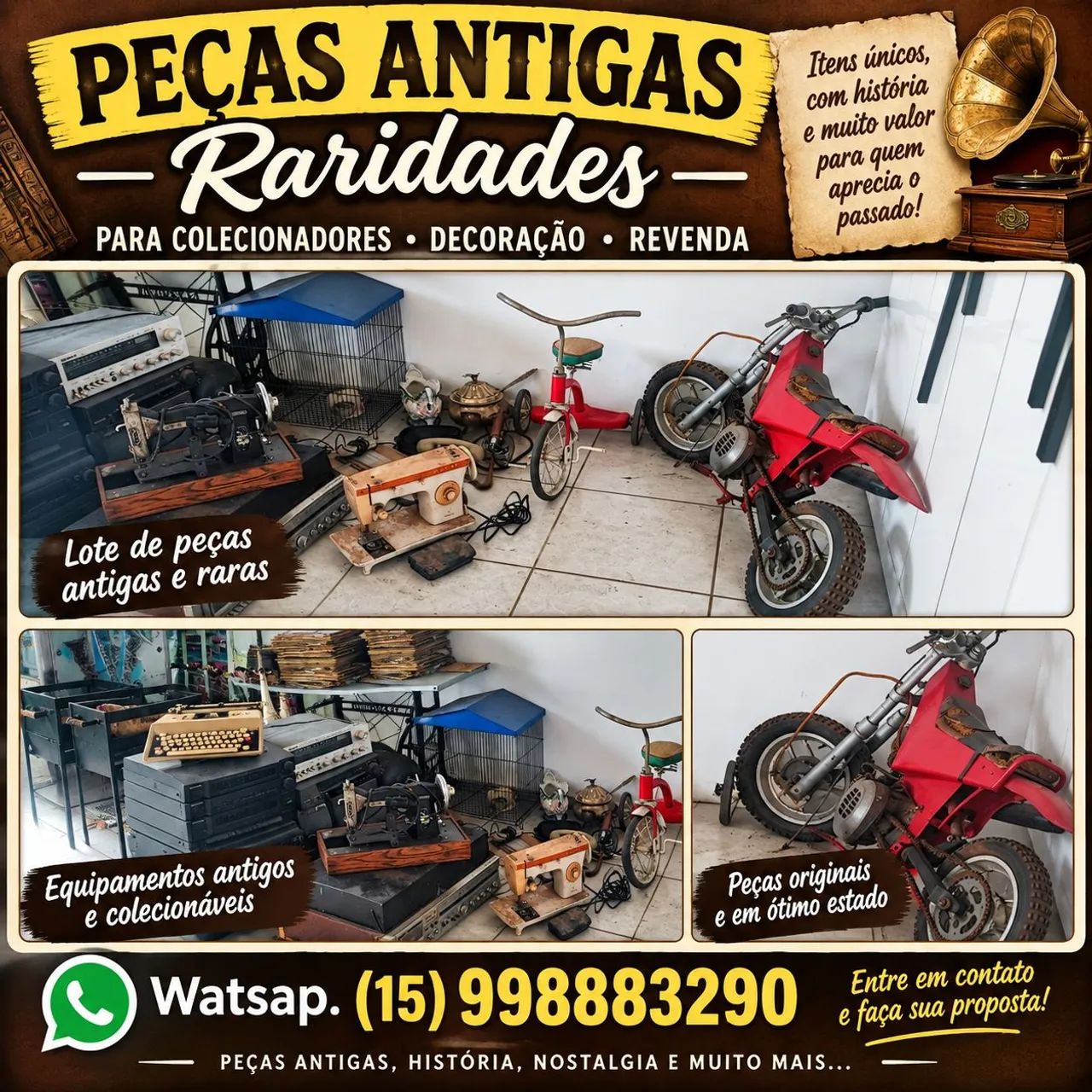 Peças antigas prá colecionadores - Foto 2