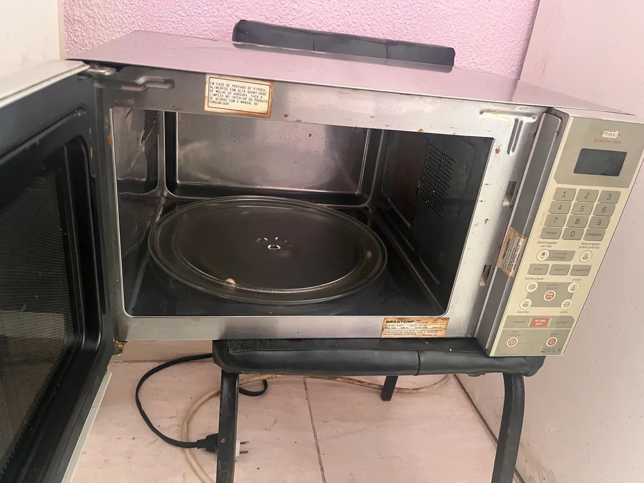 Microondas Brastemp inox  - Foto 2