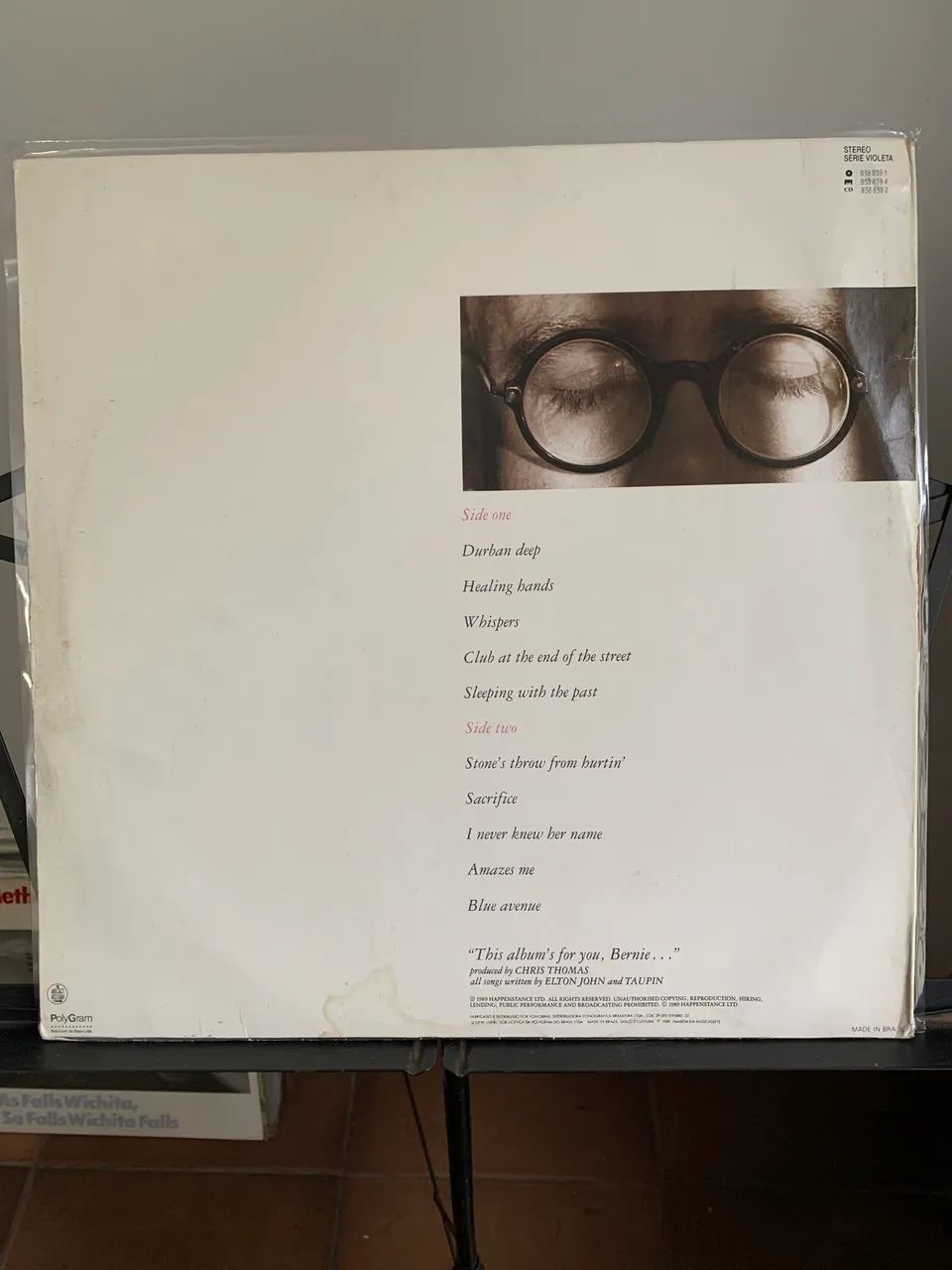 LP Elton John - Sleeping with the past - 1989 - Foto 3