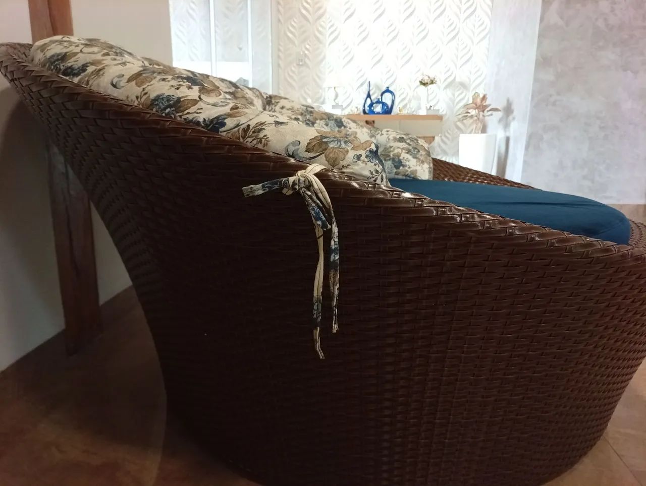 Sofá chaise redondo fibra - Foto 4