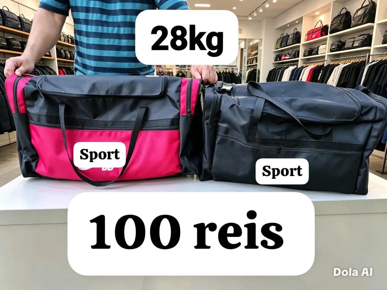 Bolsa grande 28 pra viagem 