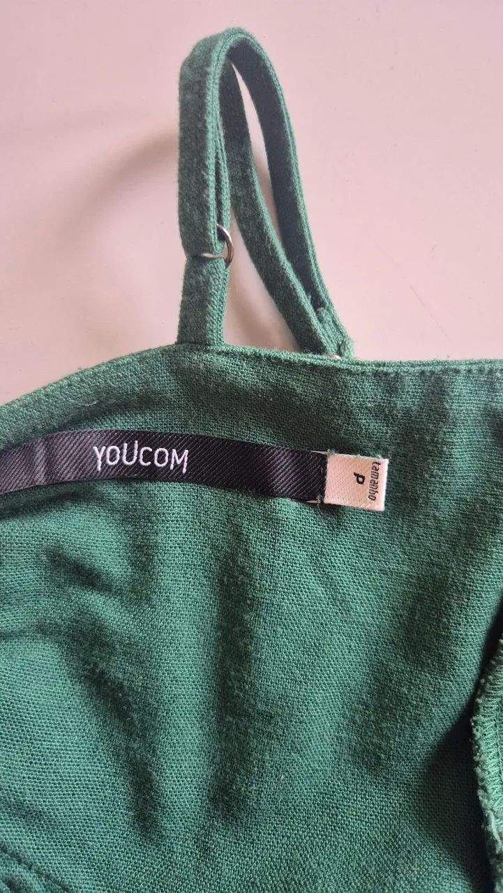 Vestido linho verde Youcom - Foto 5