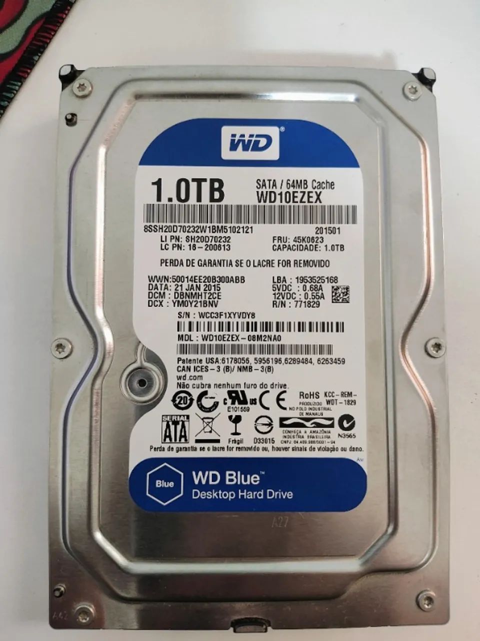 HD 1TB SATA WD