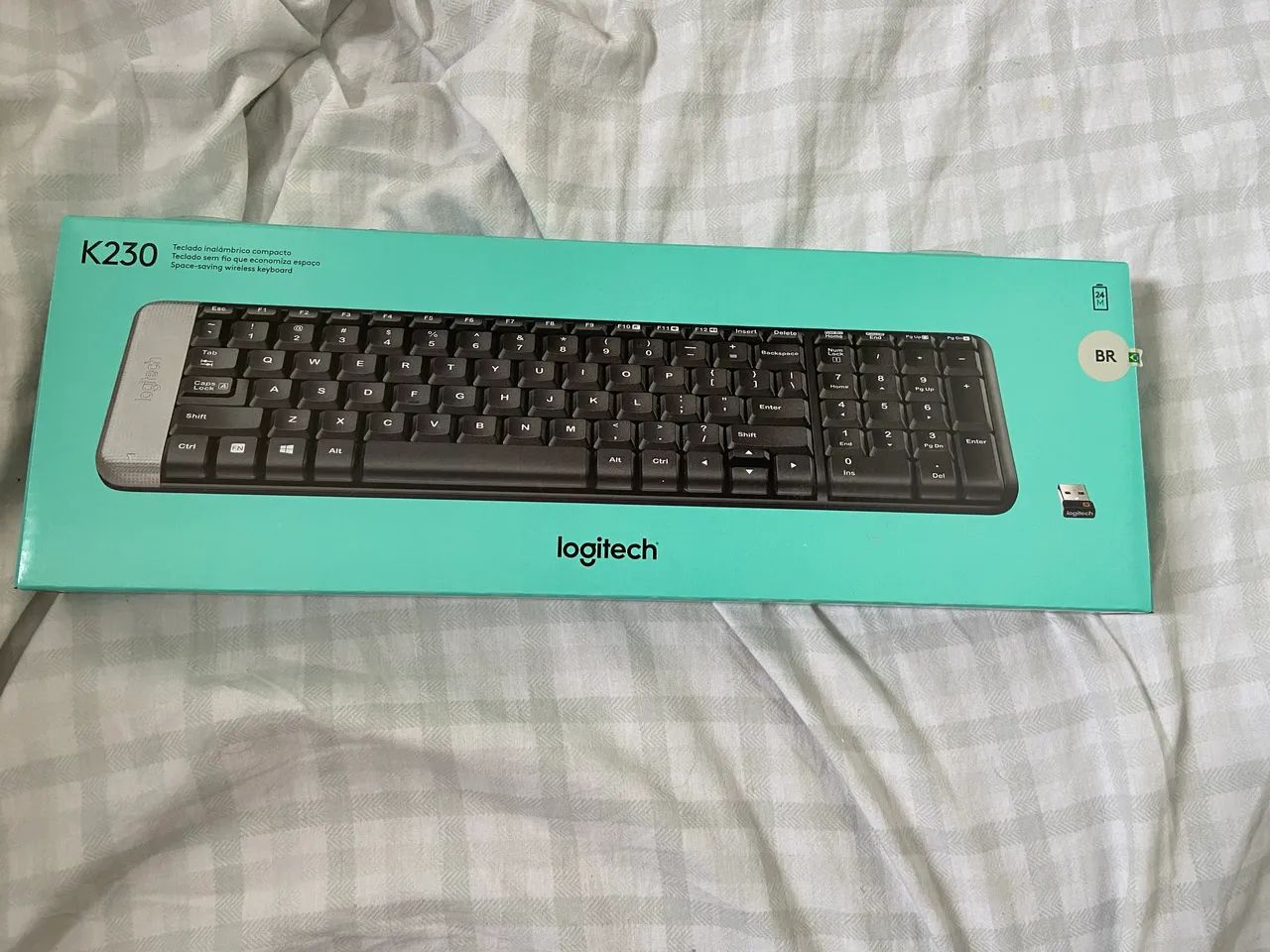 Teclado Sem Fio Logitech K230 - Foto 2
