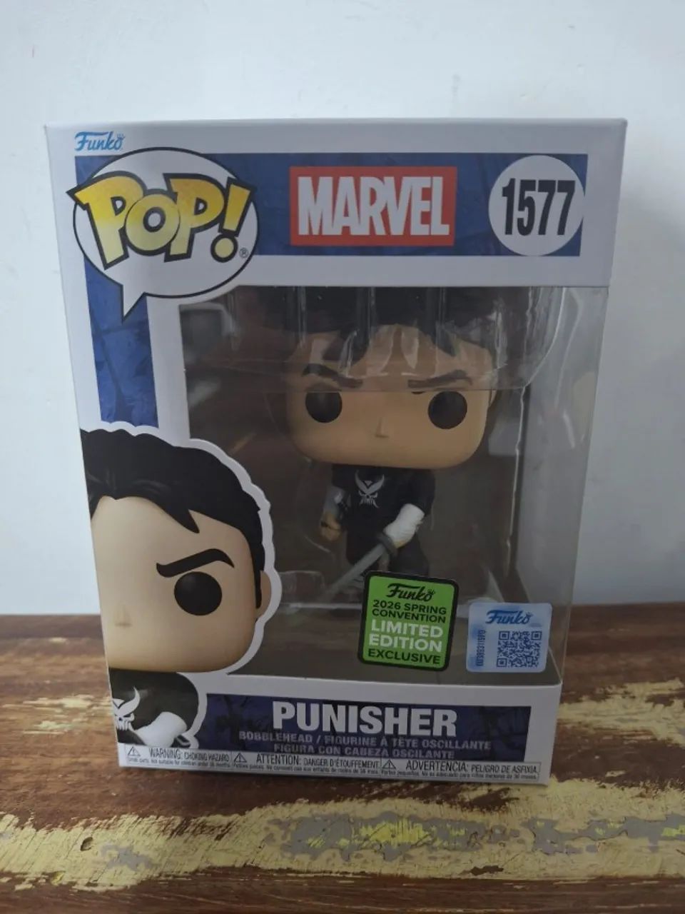 Funko Pop Marvel Punisher With Sword 1577 - Foto 3