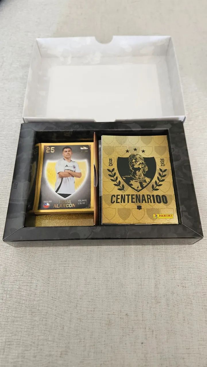 Caixa com 48 Stickers + 50 Cards  Centenário Oficial Panini - Foto 3