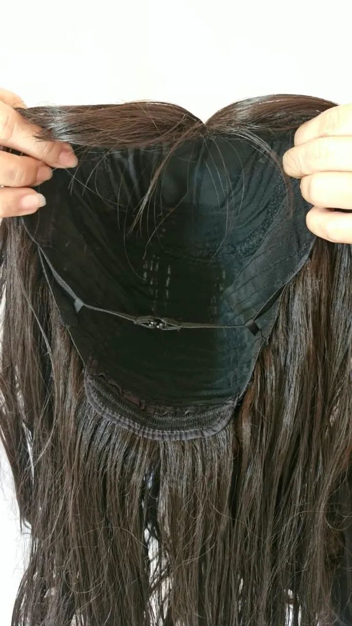 Wig Lisa Ondulada com Franja - Foto 4