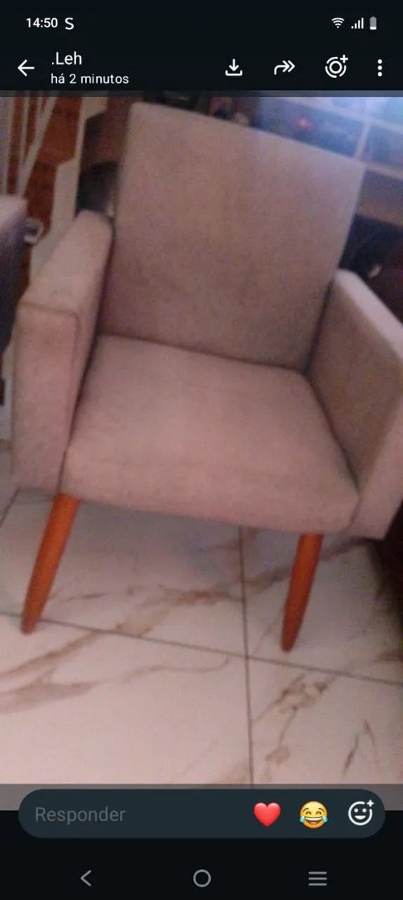 Vende se poltronas perfeito estado Retirar taipas zn  - Foto 2