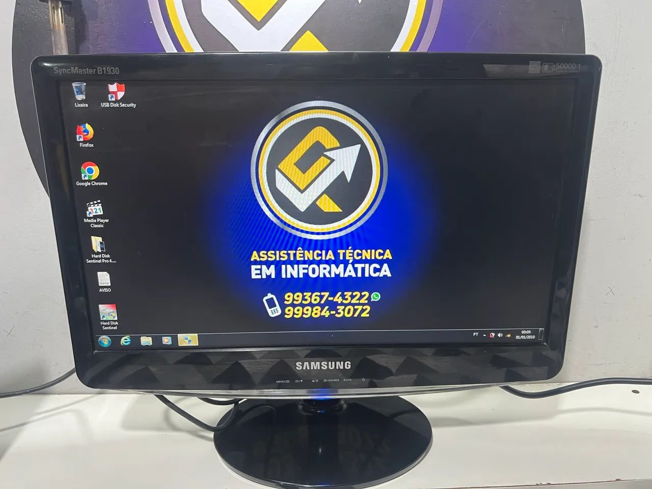 Monitor LCD 19POL Samsung pra PC e CFTV - Foto 2