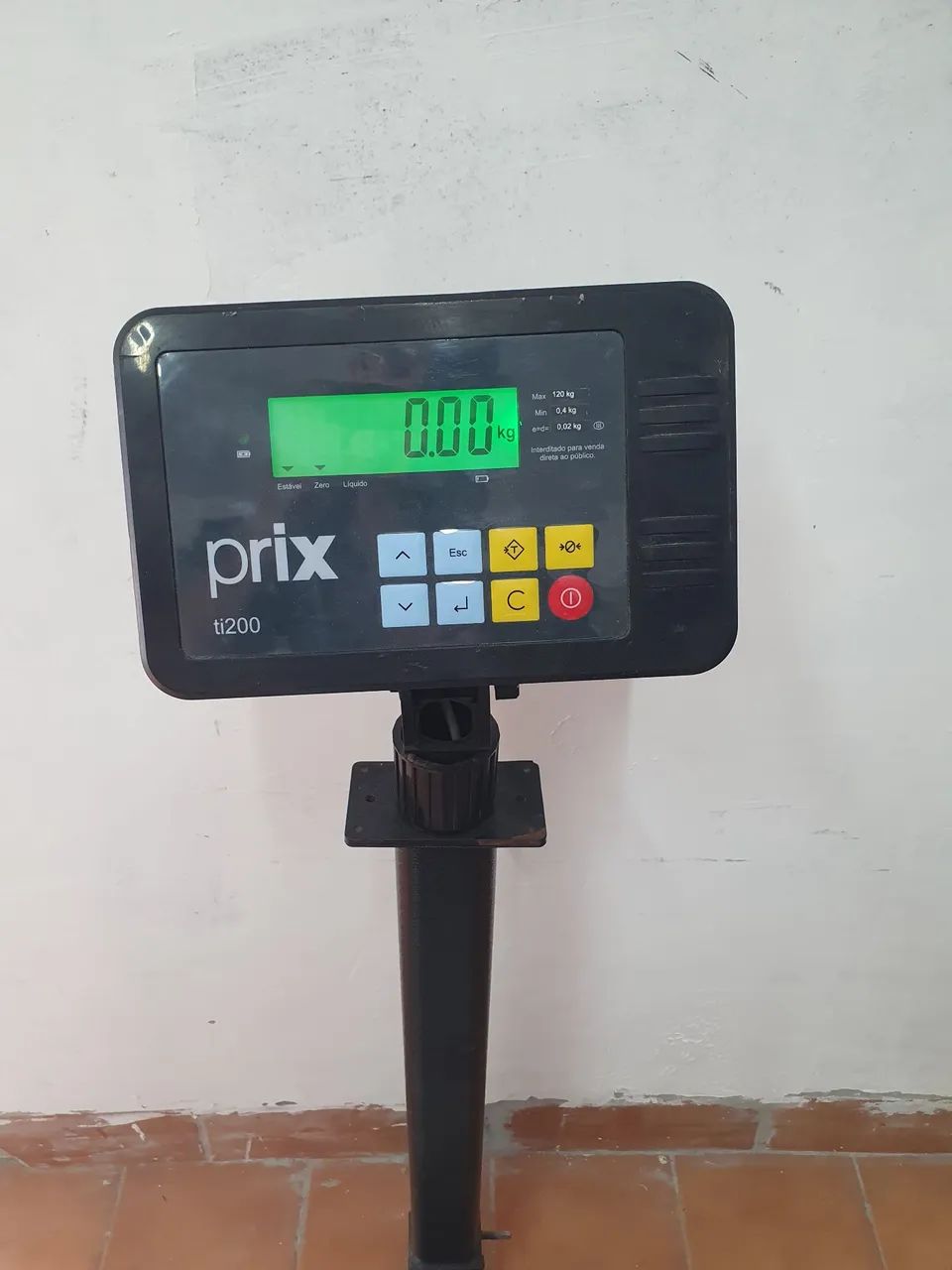 Balança Toledo 120kg bateria