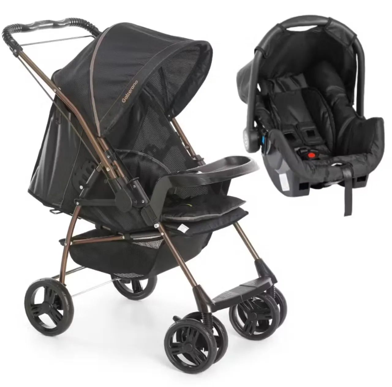 Carrinho de bebê + bebê conforto 