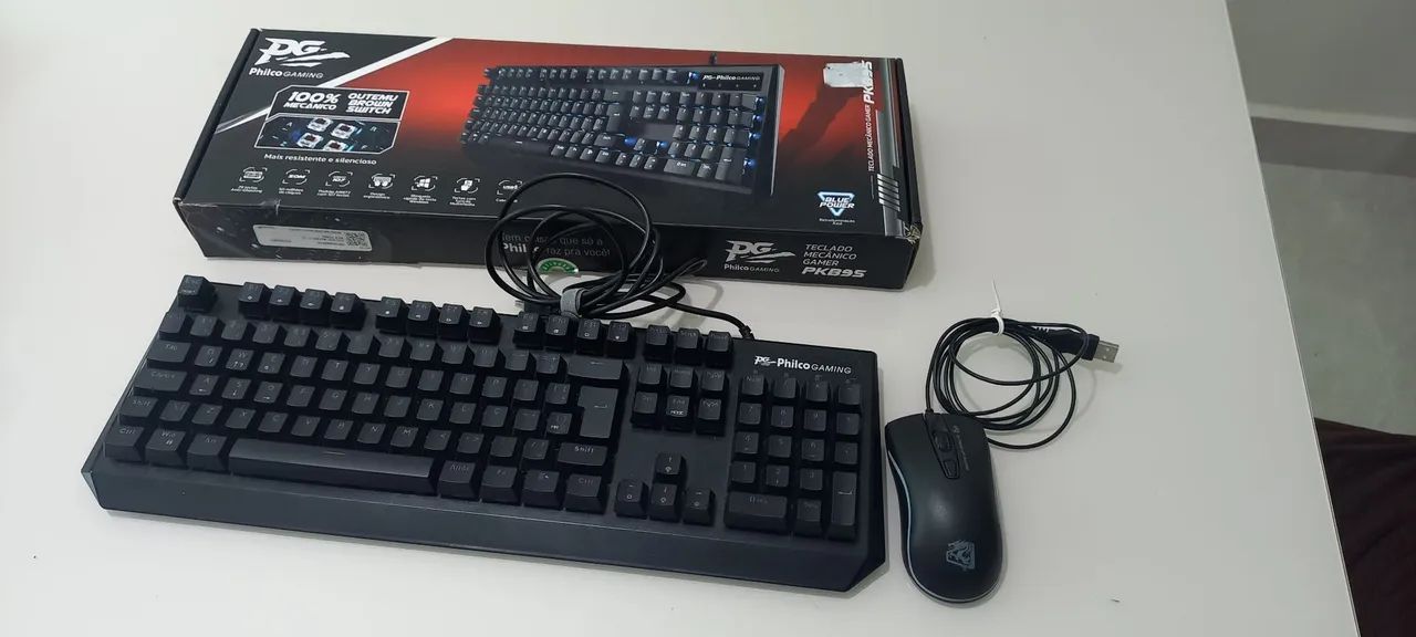 Teclado gamer da philco usado só uma vez 