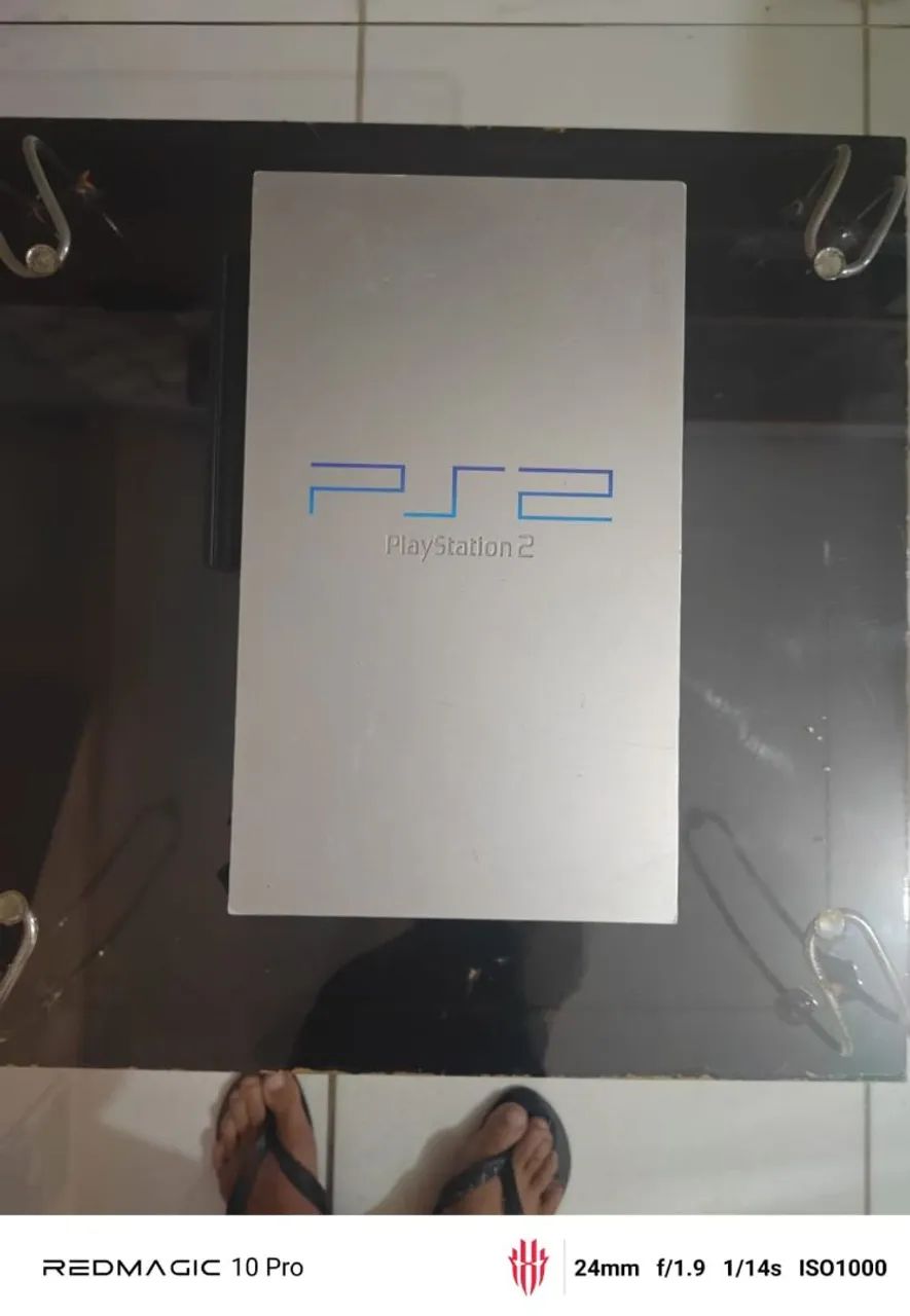 PS2 Fat Prata + HD 512GB + Blueretro + HDMI + Jogos + Extras