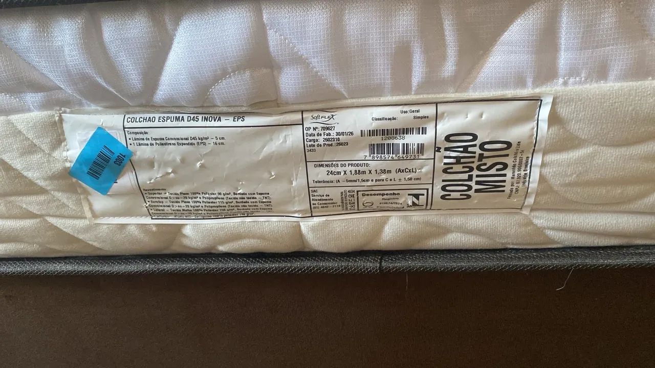 Vendo colchão com 6 meses de uso  - Foto 3