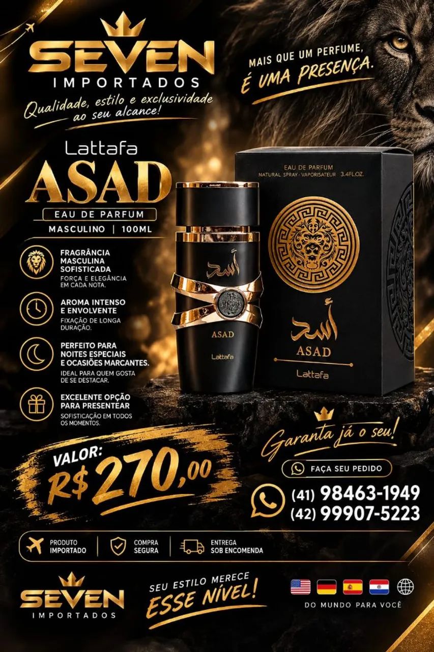 Perfume Árabe Masculino 
