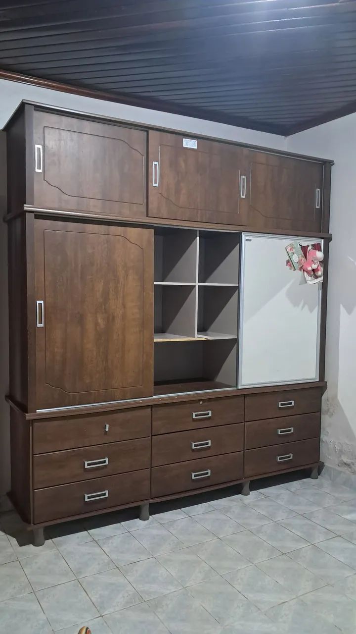 Guarda-roupa casal 1400 reais pra vender logo - Foto 3
