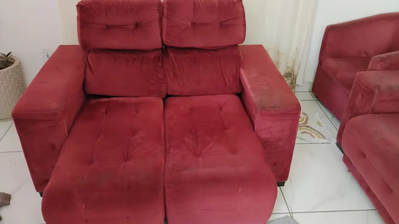 JOGO DE SOFÁ E POLTRONA  - Foto 5