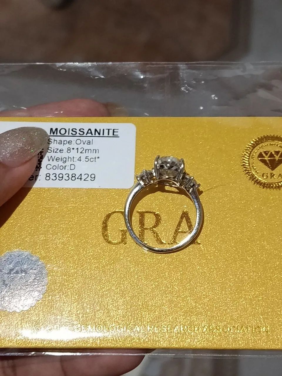 Anel moissanite tamanho 17  - Foto 2