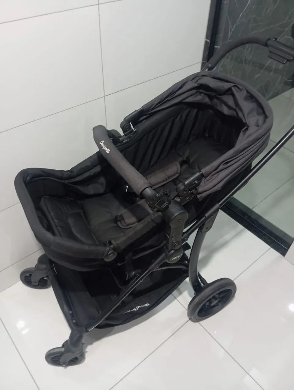 Carrinho de bebê com bebê conforto 2 opiniões de uso - Foto 3
