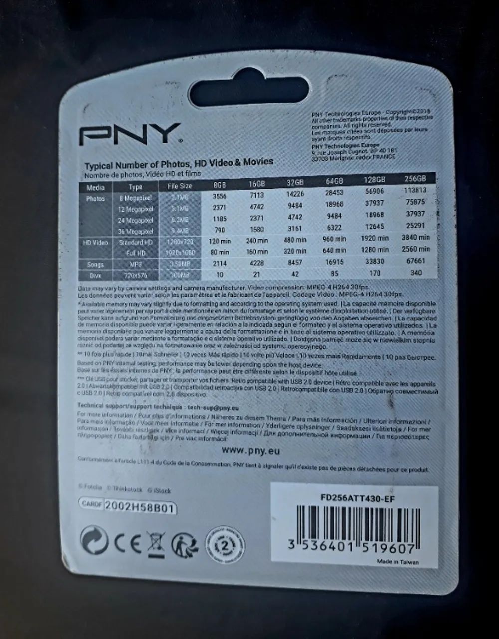 USB 3.0 Flash drive PNY 256gb - Pen drive  - Foto 2