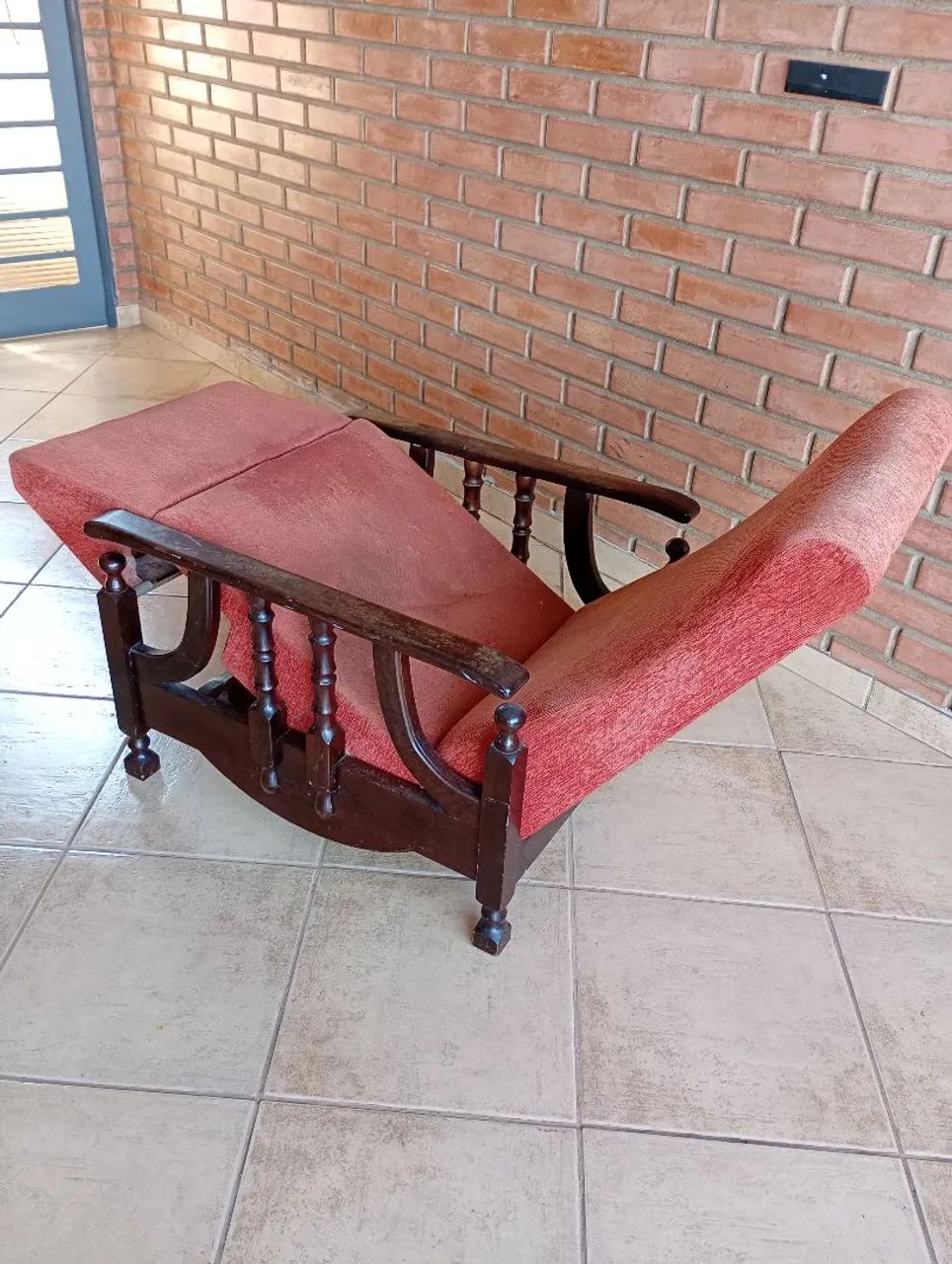 Cadeira do Papai espreguiçadeira vira leito - Foto 5
